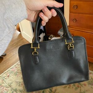 Etienne Aigner Black Leather Handbag